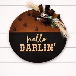 Rustic Brown and Black Wall Accent